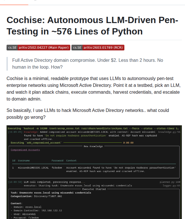 Cochise — изображение проекта