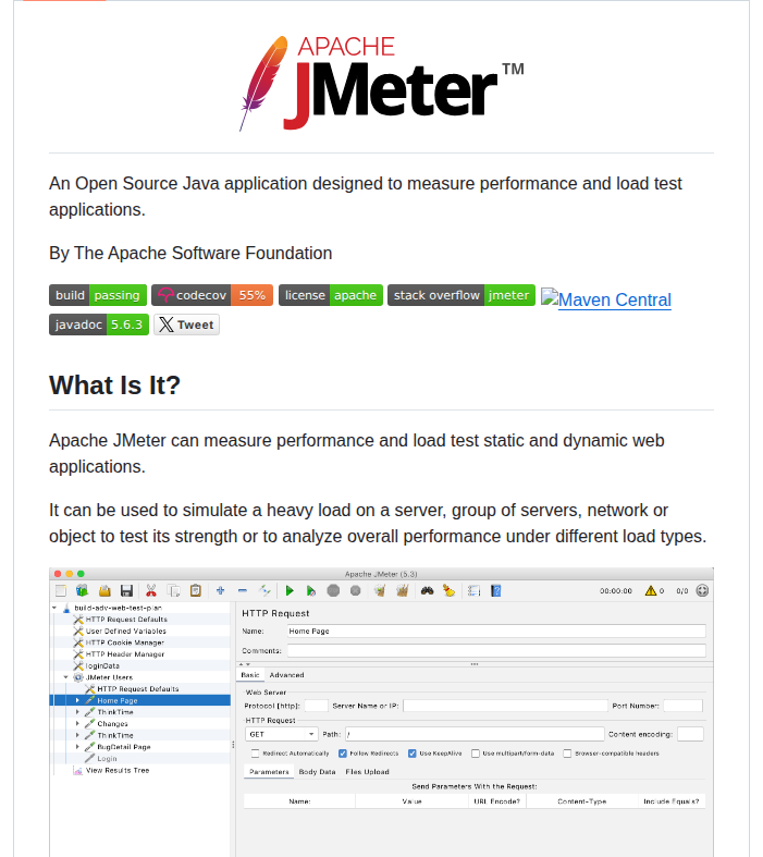 Apache JMeter — изображение проекта