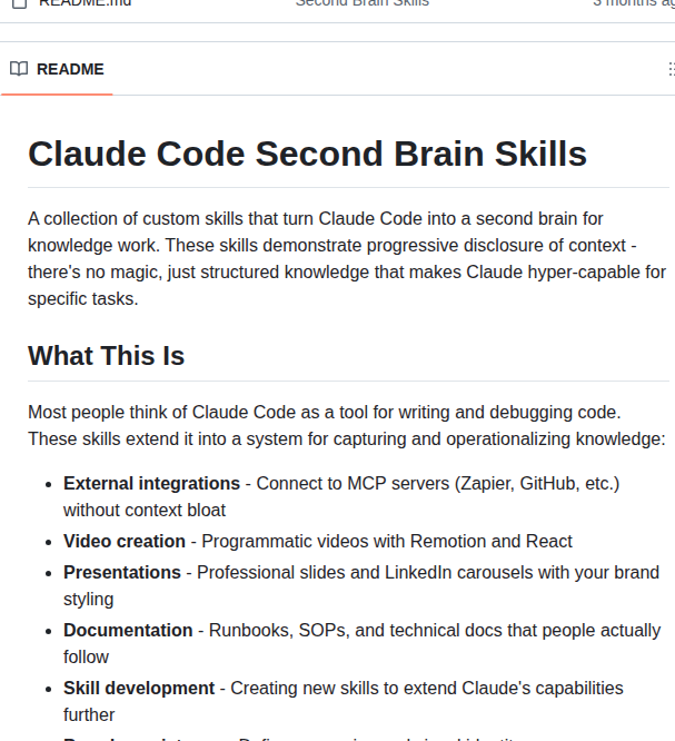 Second Brain Skills — изображение проекта