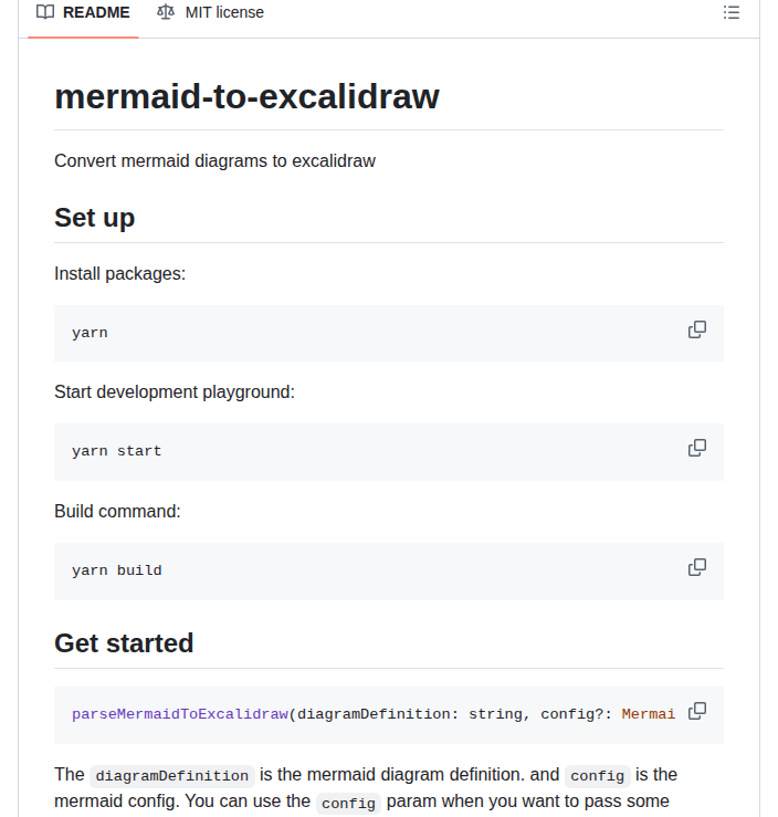 mermaid-to-excalidraw — преобразование диаграмм в Excalidraw