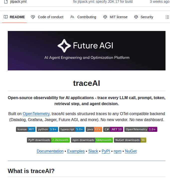 traceAI — OpenTelemetry-трассировки приложений с AI-моделями