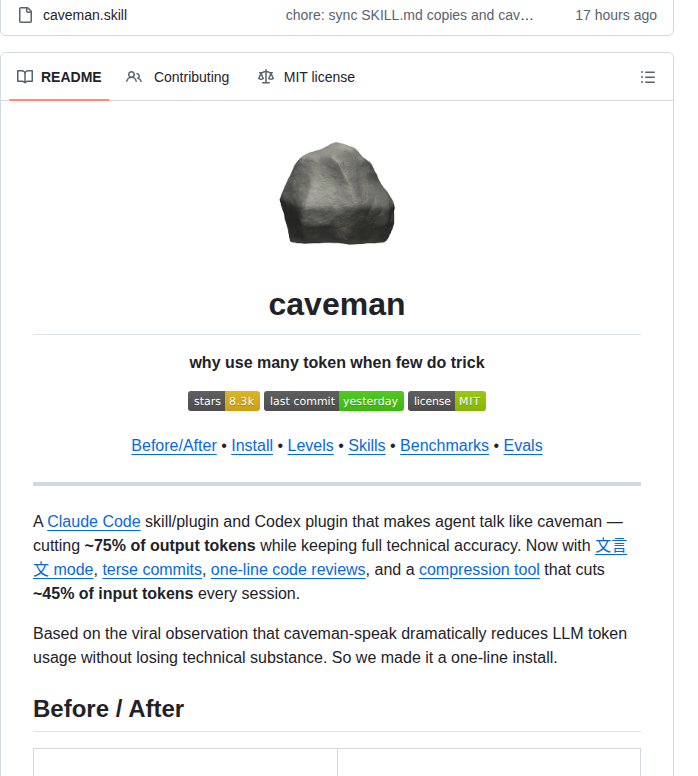 Caveman — изображение проекта