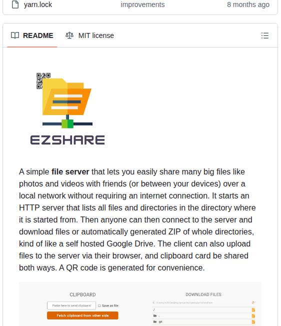 Ezshare — изображение проекта