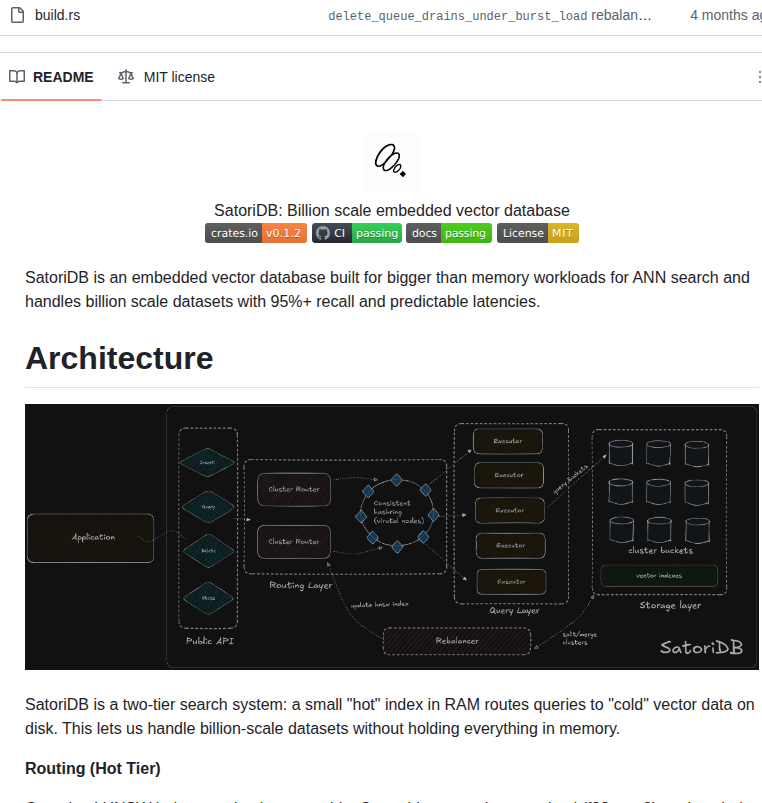 SatoriDB — изображение проекта