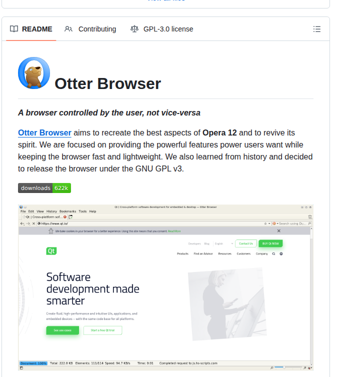 Otter Browser — браузер с интерфейсом в духе Opera 12