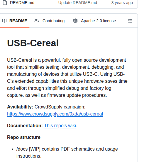 USB-Cereal — изображение проекта