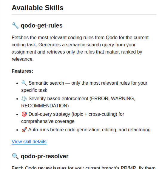 Qodo skills — изображение проекта