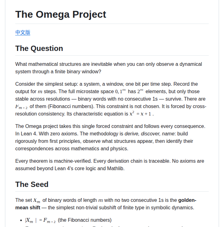 The Omega Project — изображение проекта