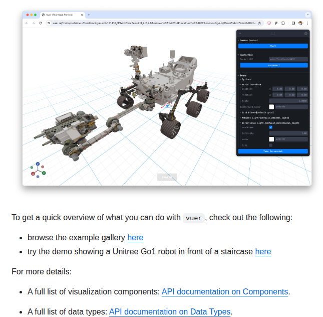Vuer — изображение проекта