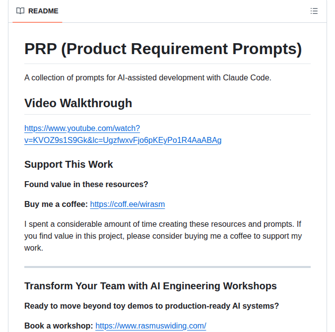 PRP — изображение проекта
