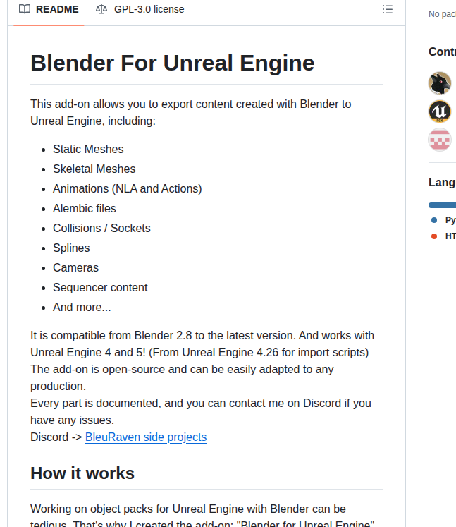 Blender-For-UnrealEngine-Addons