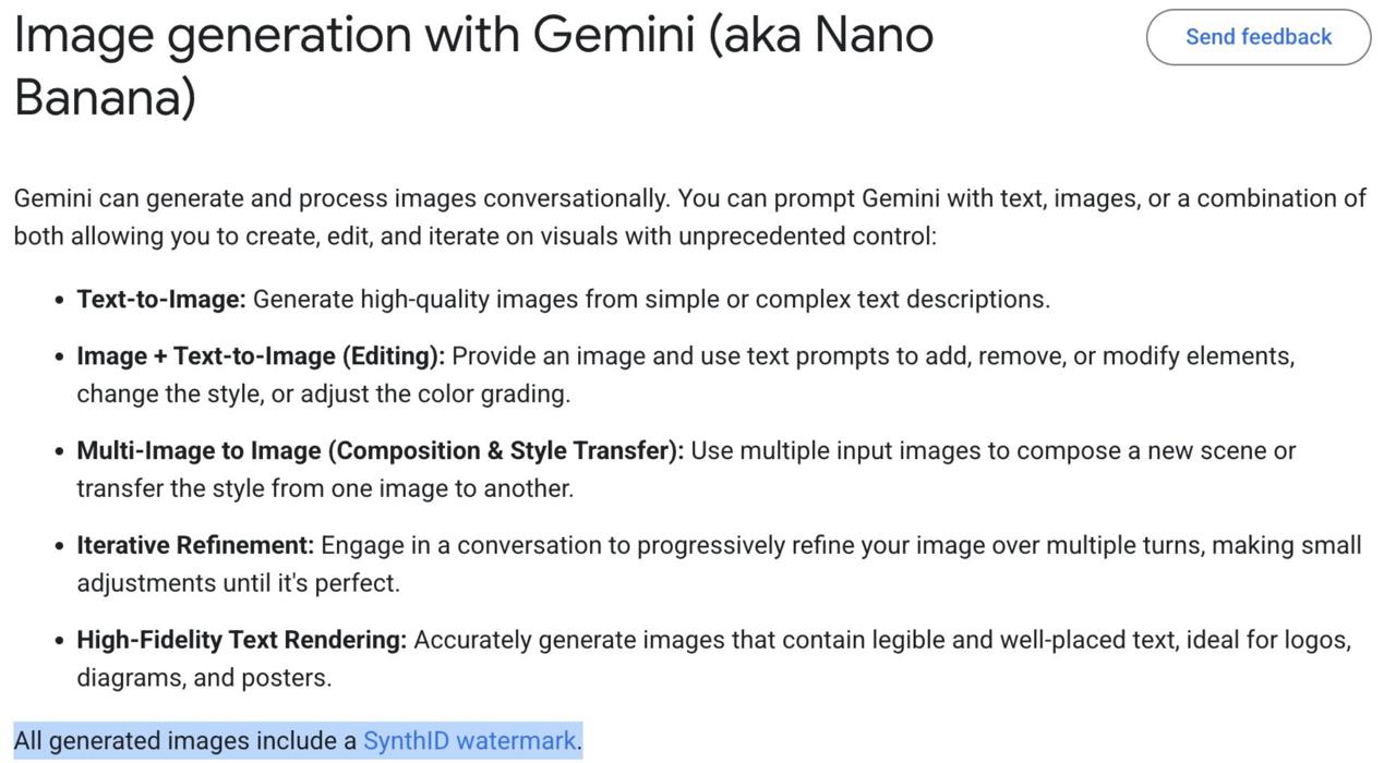 🔒 **Nano Banana и цифровые водяные знаки**