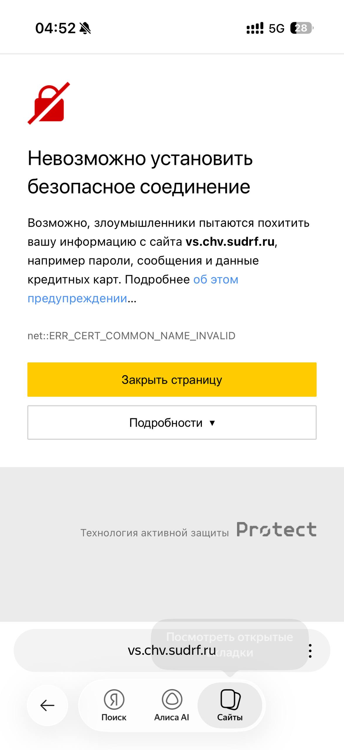 Только сейчас узнал, что на айфонах/айпадах совет "установите яндекс браузер, чтобы зайти на сайт"...
