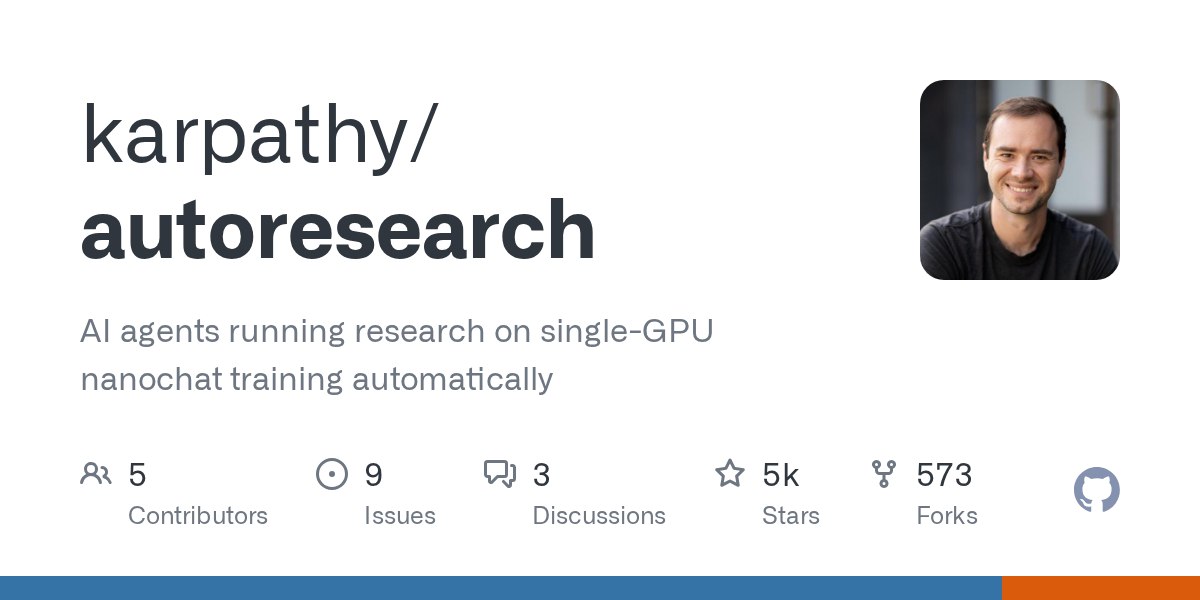 https://github.com/karpathy/autoresearch