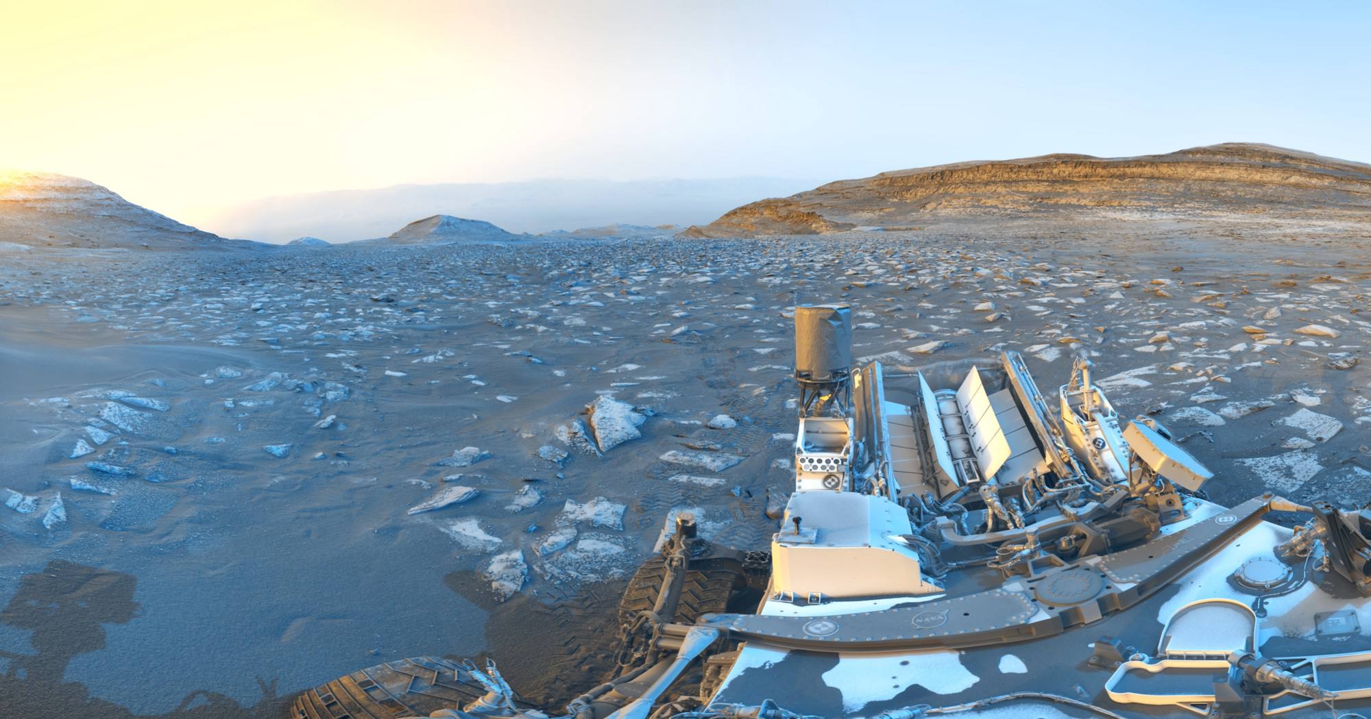 Чтобы отметить 5000-й марсианский день Curiosity на Красной планете, команда ровера создала эту...